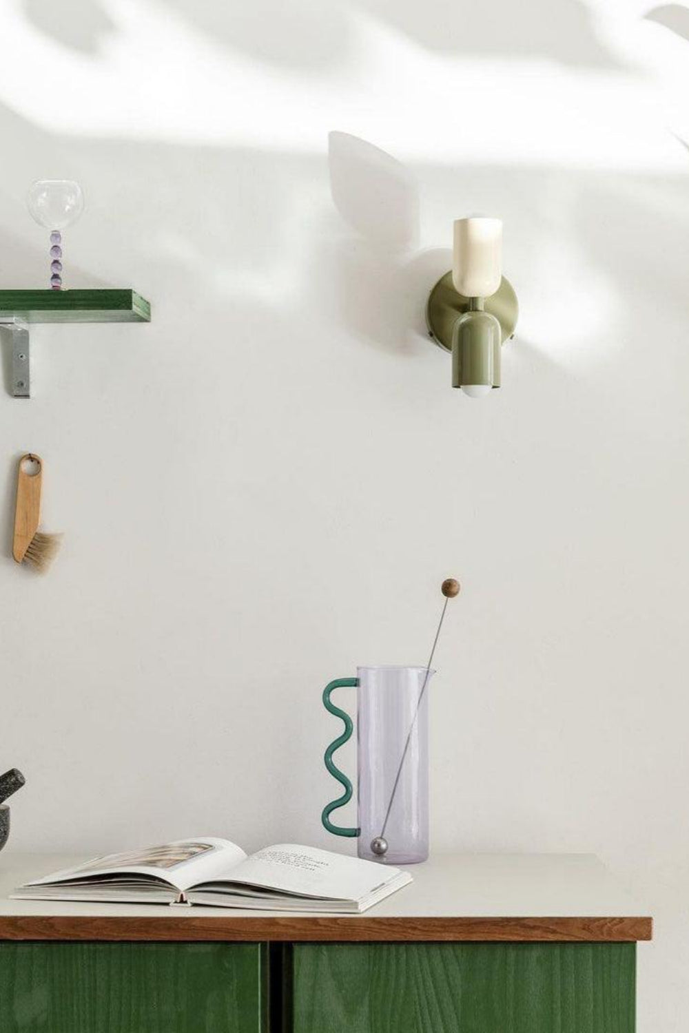 Double head macaroon color up and down wall sconce