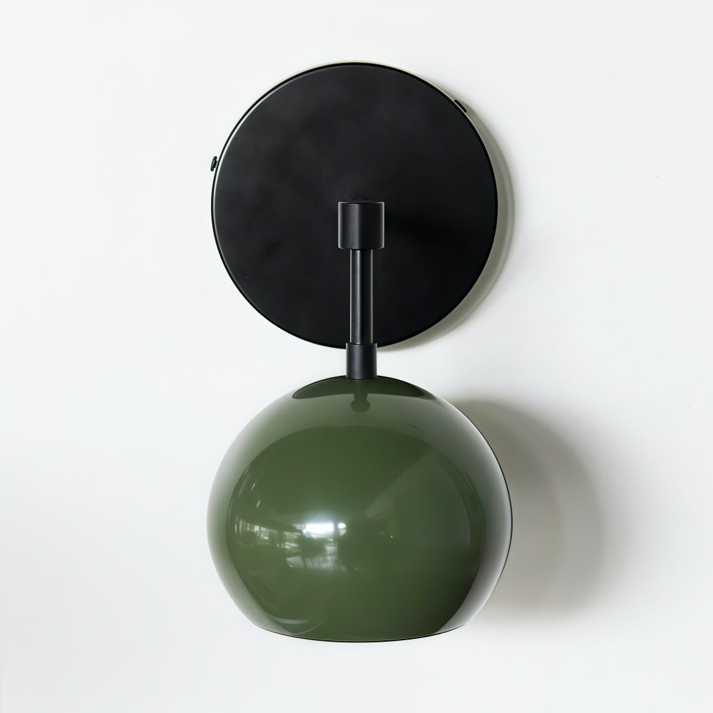 Olive Green Wall Sconce - Mid-Century Modern Accent Lighting