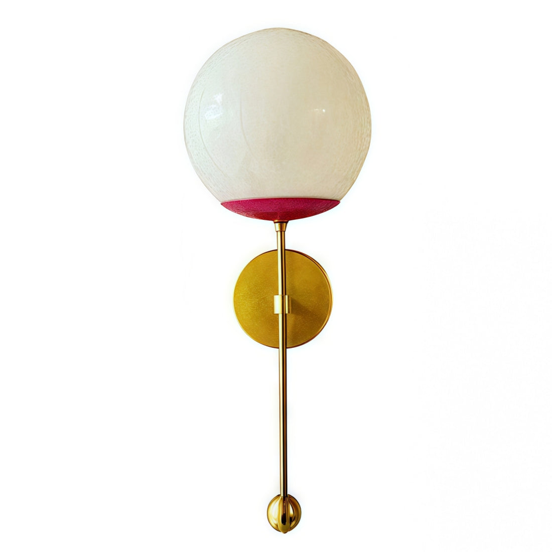 Modern Adjustable Wall Sconce - Brass & Glass Accent for Home Lighting
