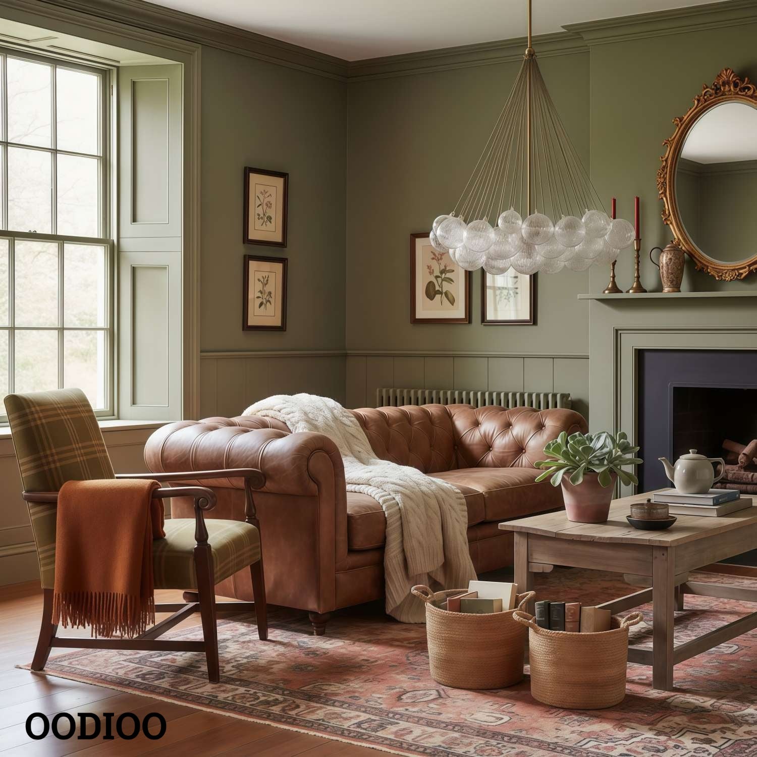 Bravira Vintage Brass Bubbled Glass Chandelier Ambient Lighting for Living Rooms and Commercial Spaces