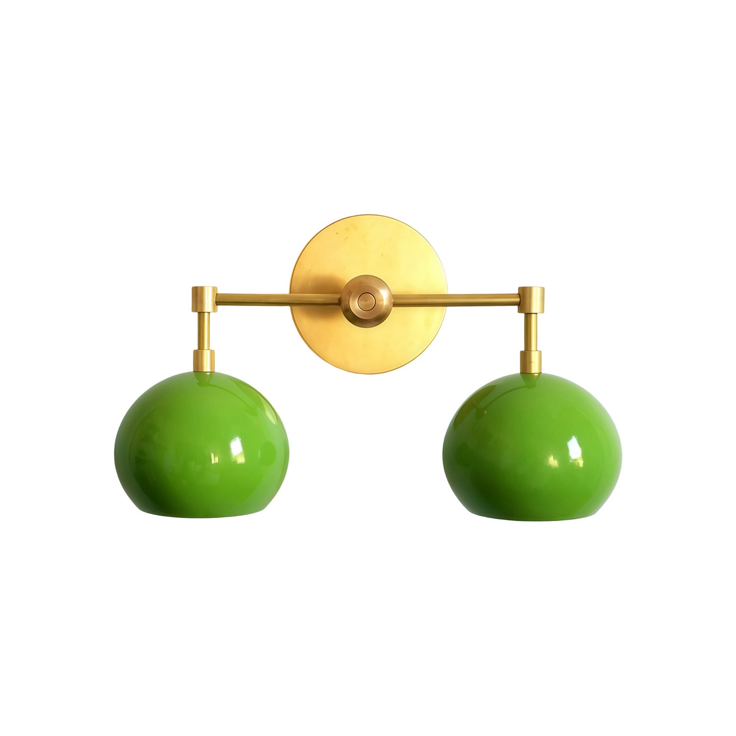 Spring Green Shades Sconce - Double Bubble Pop Vanity Wall Light
