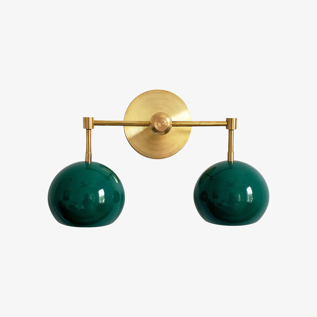 Spring Green Shades Sconce - Double Bubble Pop Vanity Wall Light