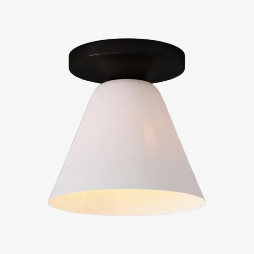 Conica Cone Flush Mount – Glass Ceiling Light for Modern Spaces