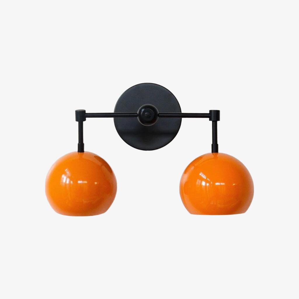 Orange Peel Wall Sconce - Double Bubble Vanity Bath Wall Light