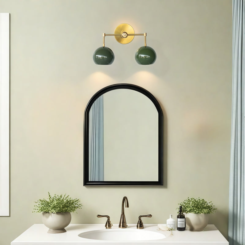 Spring Green Shades Sconce - Double Bubble Pop Vanity Wall Light