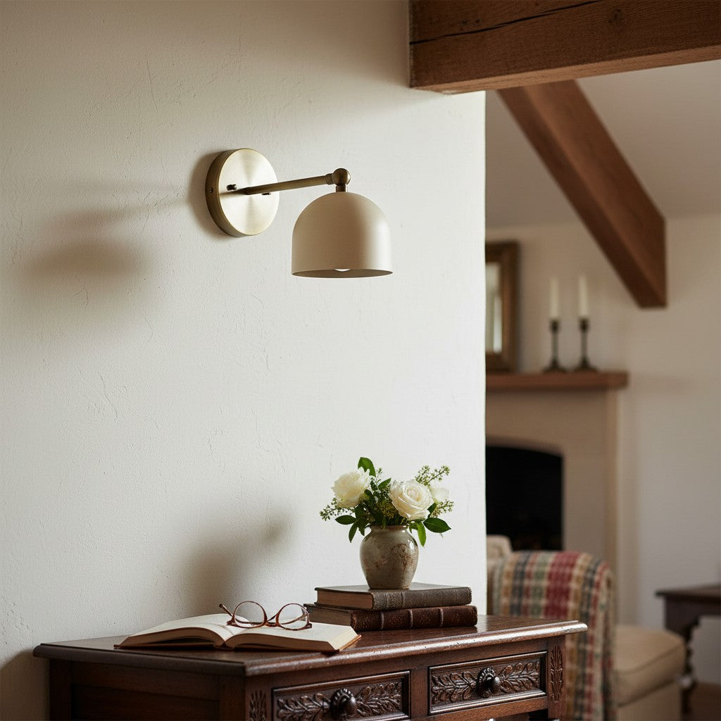 Metio Dome Decorative Wall Sconce Light - Elegant Indoor Lighting Fixture