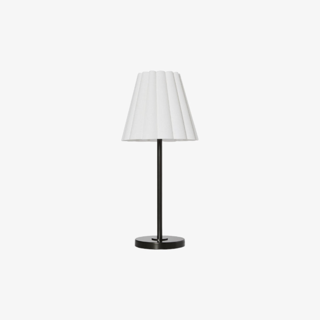 Ruffmeto Transitional Slim Table Lamp – Sculptural Shade Lighting for Living Room or Bedroom