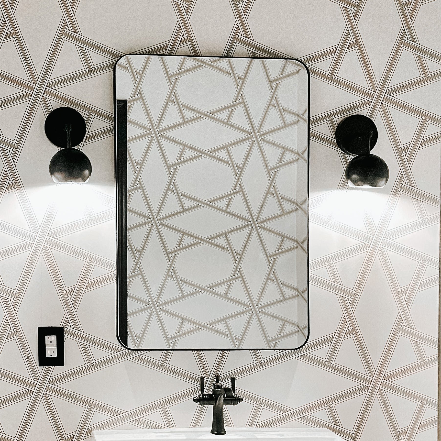 Soft Lighting Matte Black Wall Globe Sconce