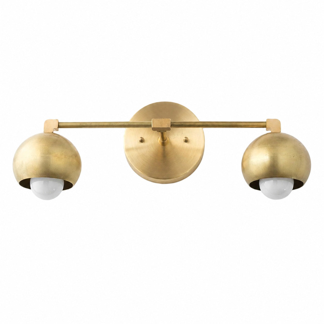 Metio Dome Decorative Vanity Light - Classic Orb Shade Bathroom Wall Lamp