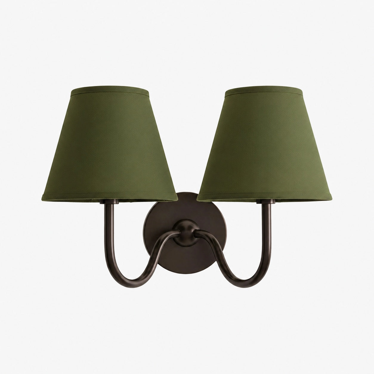 Luvora Vintage Pleated Shade Wall Lamp - Modern Brass Linen Wall Lighting