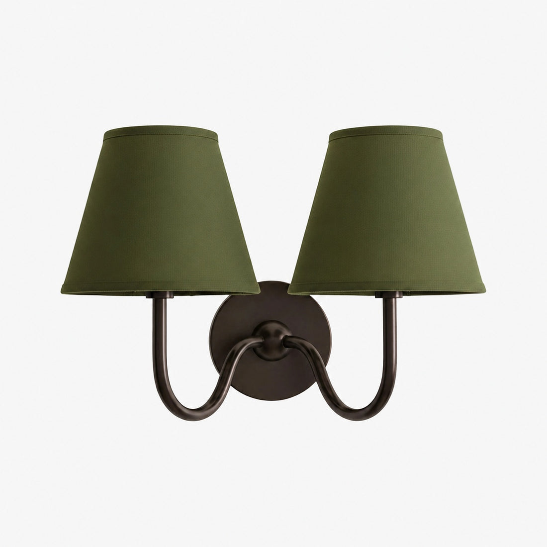 Luvora Vintage Pleated Shade Wall Lamp - Modern Brass Linen Wall Lighting