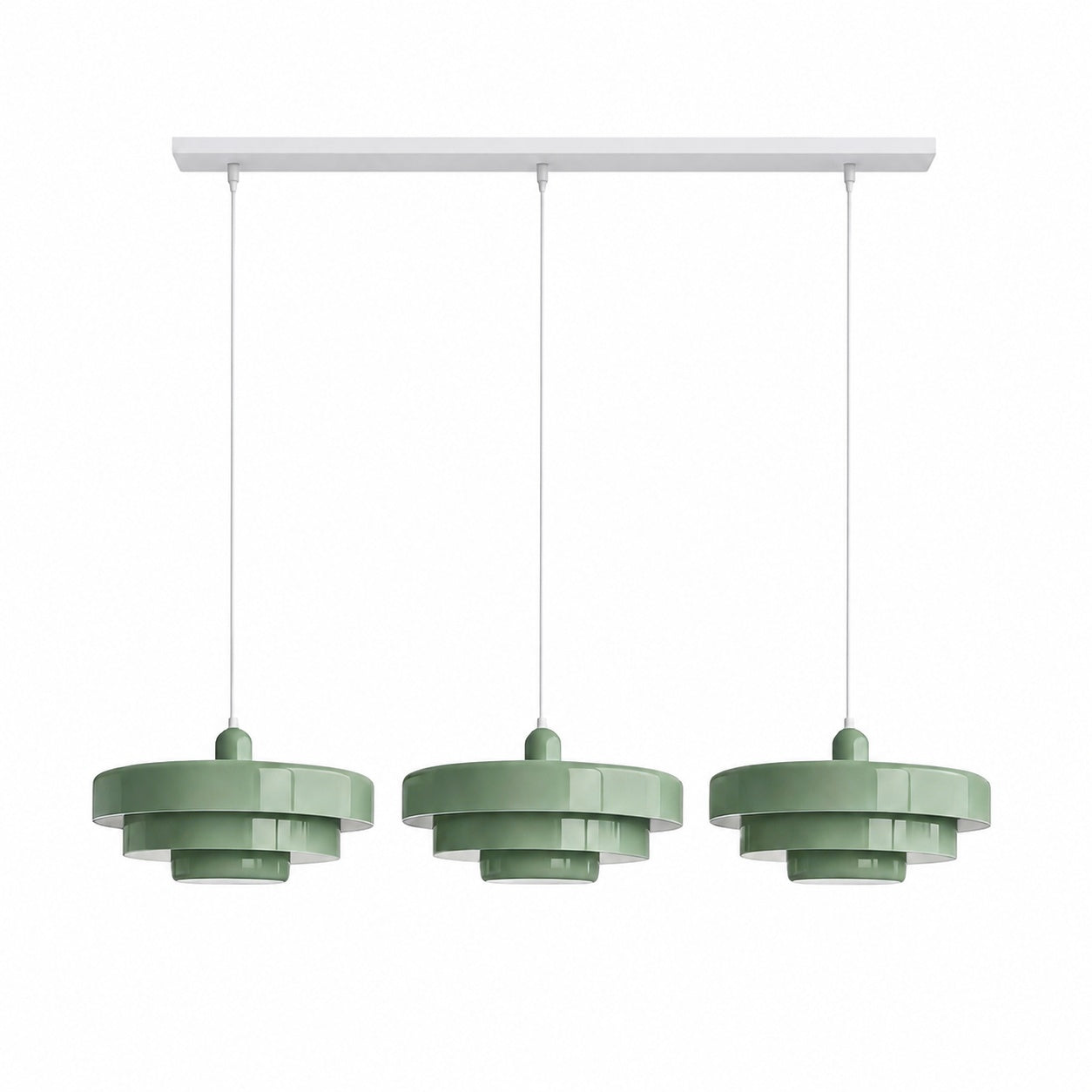 Malero Triple Layer Macarons Pendant Light - Modern Disc Form Lighting for Dining Room or Lounge N52