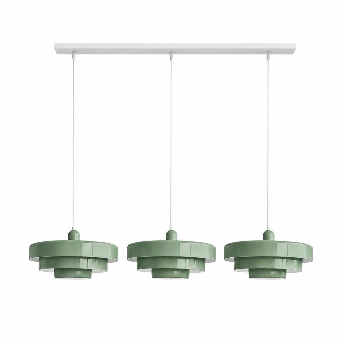Malero Triple Layer Macarons Pendant Light - Modern Disc Form Lighting for Dining Room or Lounge N52