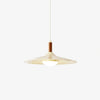 Cream Saucer Pendant Light