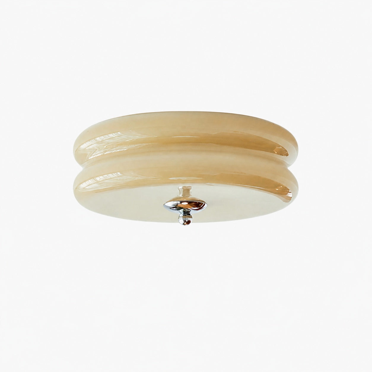 Opalix Soft Curved Ceiling Light – Art Deco Inspired Decorative Ceiling Lamp for Indoor Spaces N08