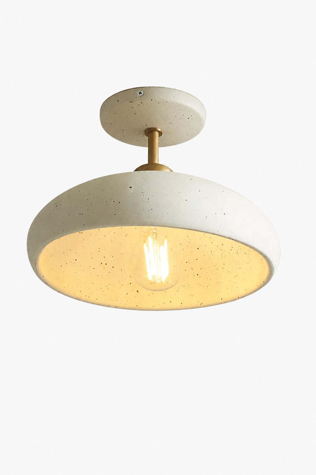 Radiica Ceramic Speckled Ceiling Light –  Handcrafted Lighting Accent