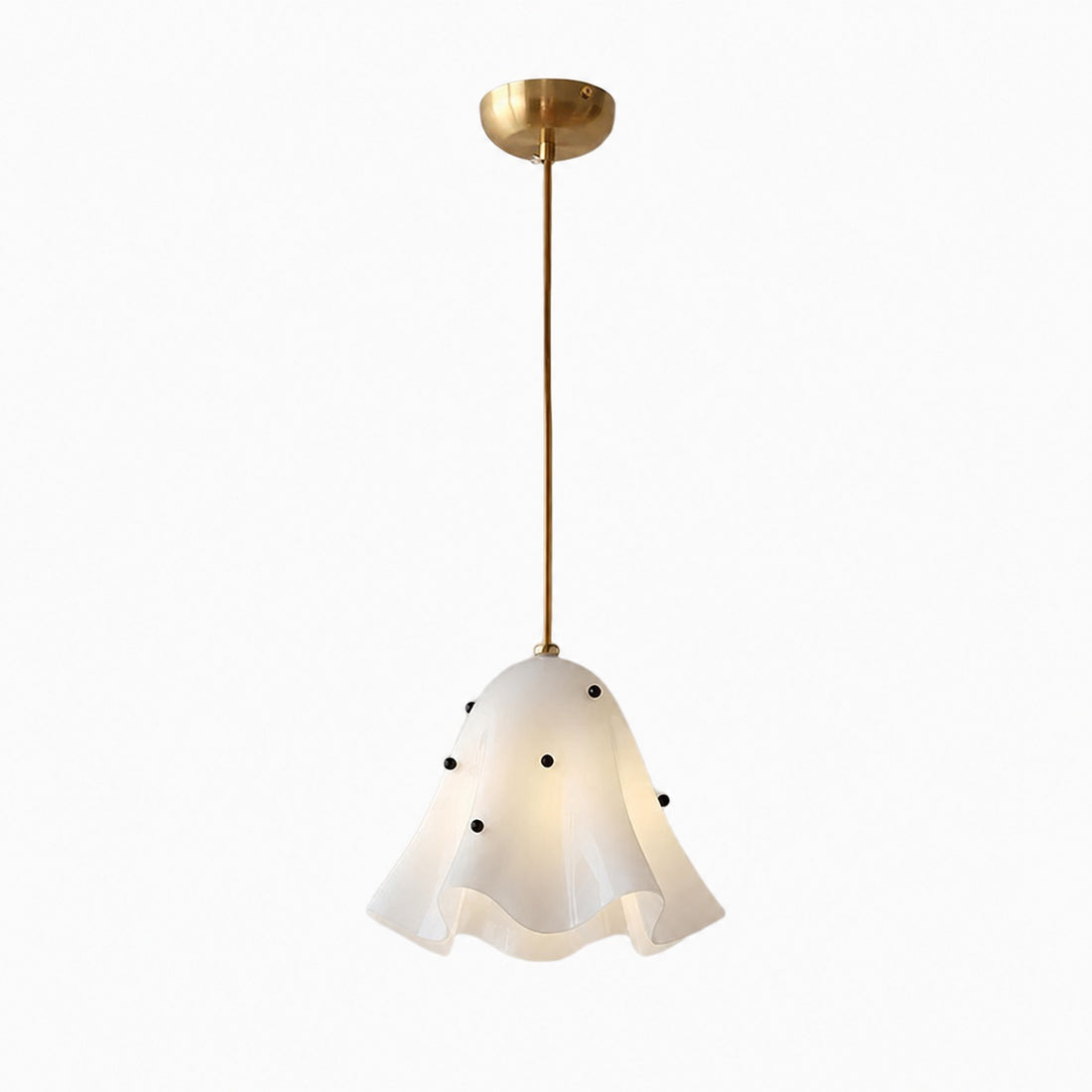 Bellina Artistic Glass Pendant Light - Modern Bloom Inspired Hanging Ceiling Lamp