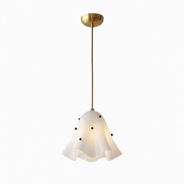 Bellina Artistic Glass Pendant Light - Modern Bloom Inspired Hanging Ceiling Lamp