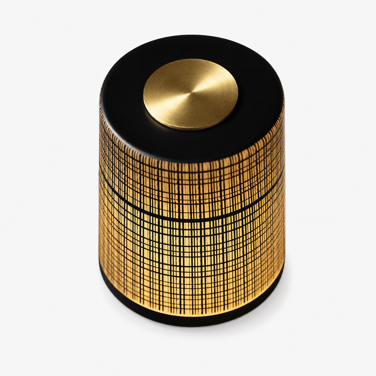 Devon Black Table Lamp (Built-in Battery)