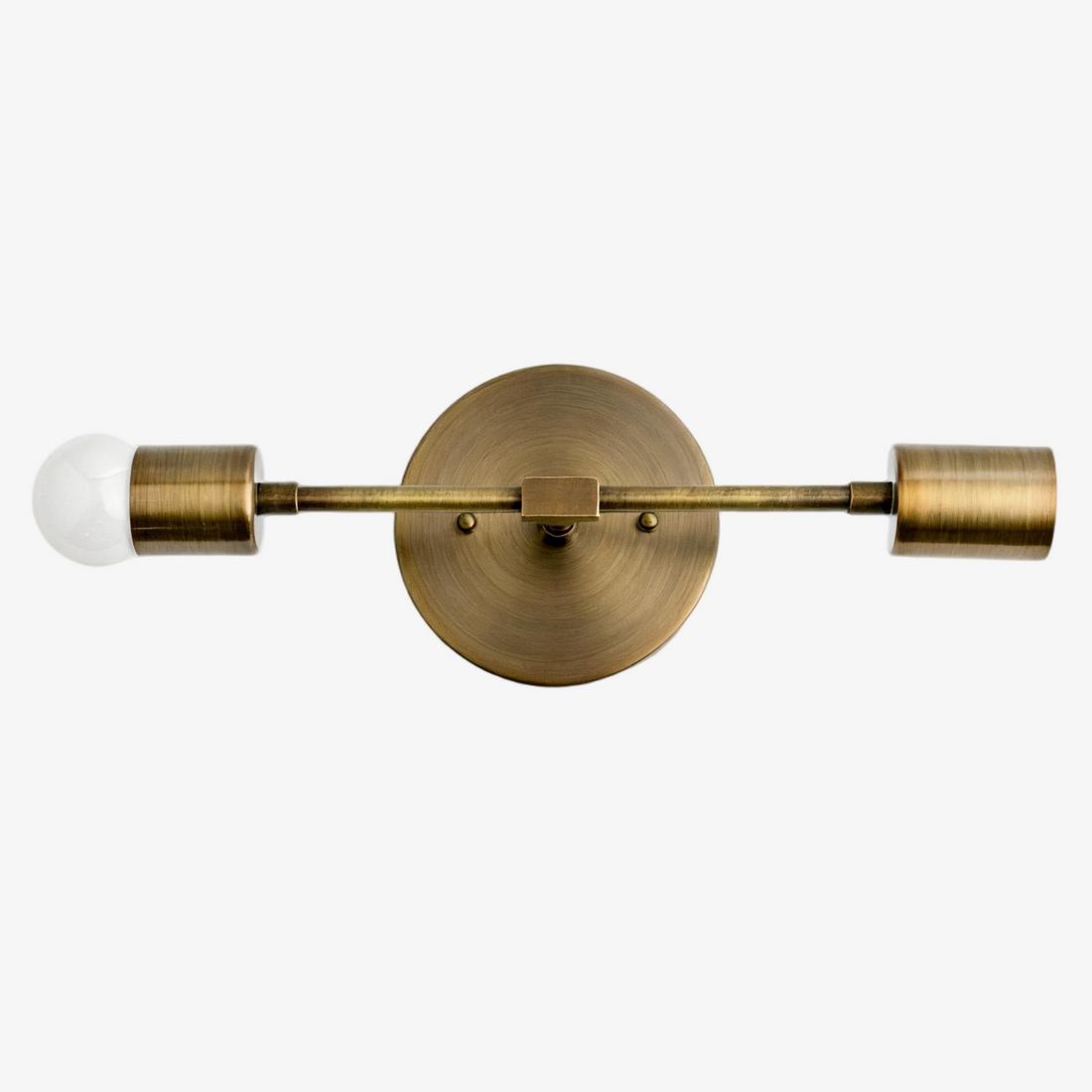 Lumen Dual-Conical Modern Wall Sconce – Minimalist Vanity & Hallway Lighting