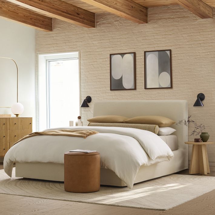 Brivana Sconce Wall Light - Brass Modern Lighting for Bedroom & Hallway