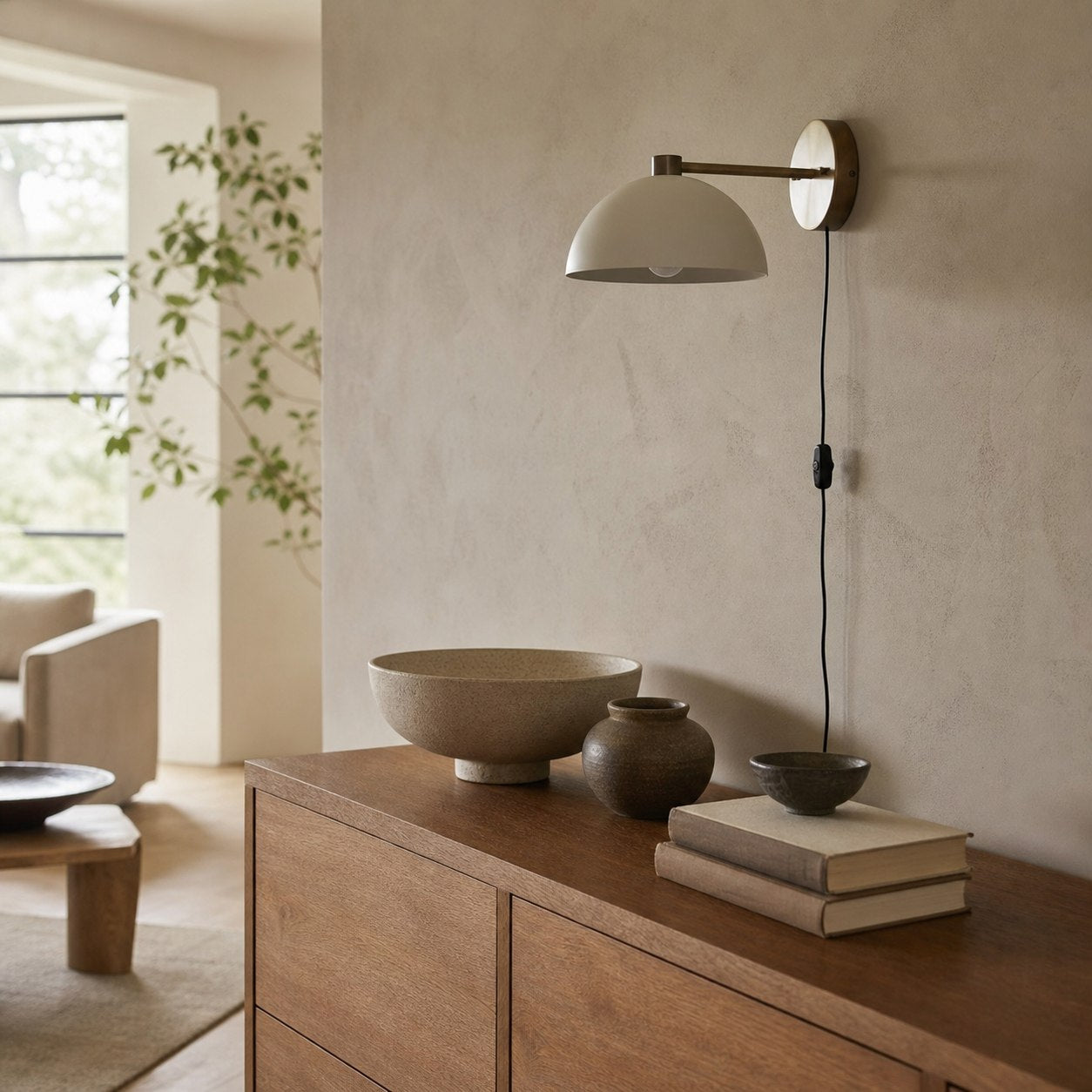 Metio Dome Decorative Wall Sconce Light - Elegant Indoor Lighting Fixture