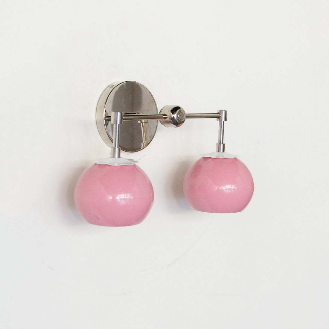 Daisy Loa Wall Sconce - Double Globe Bubble Metal Multicolor Bath Light
