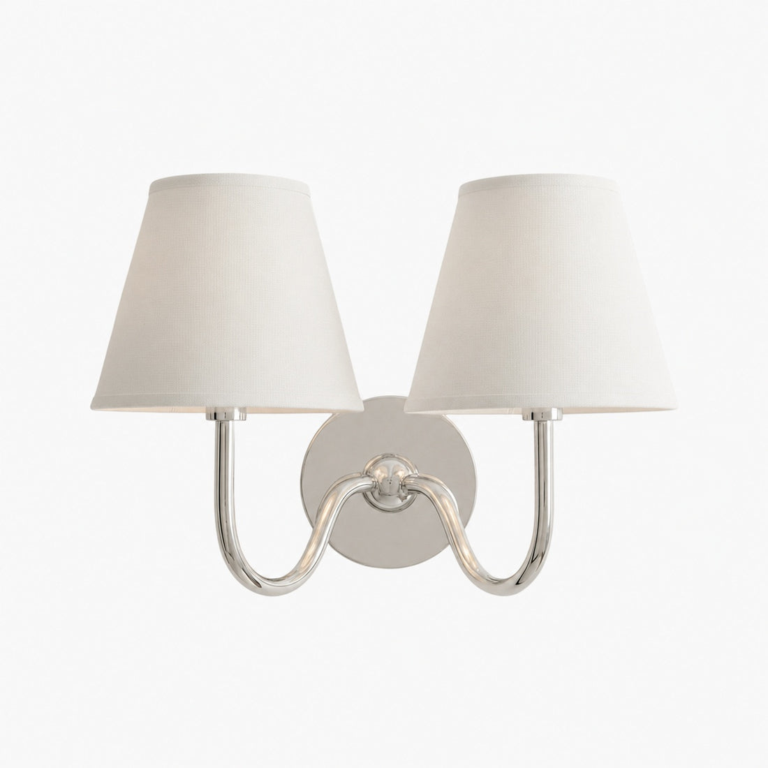Luvora Vintage Pleated Shade Wall Lamp - Modern Brass Linen Wall Lighting
