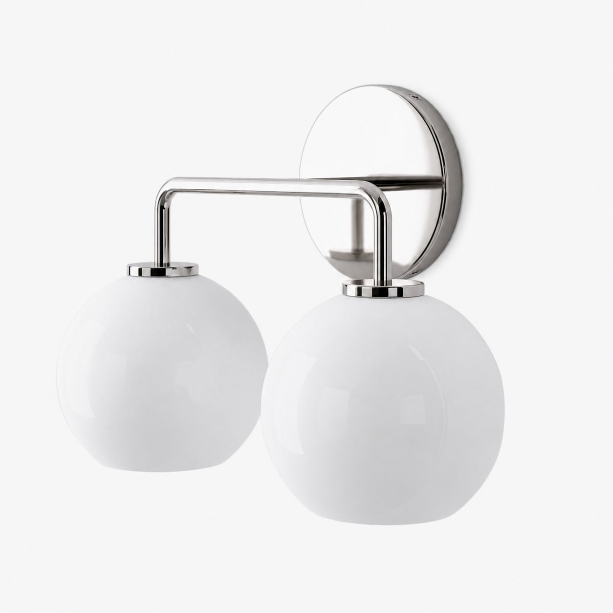 Selvion Artistic Globe Sconce Light - Handcrafted Glass Sculptural Wall Fixture