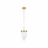 Cavara Multi-Tier Glass Rod Chandelie – Tiered Brass Pendant for Dining and Entry
