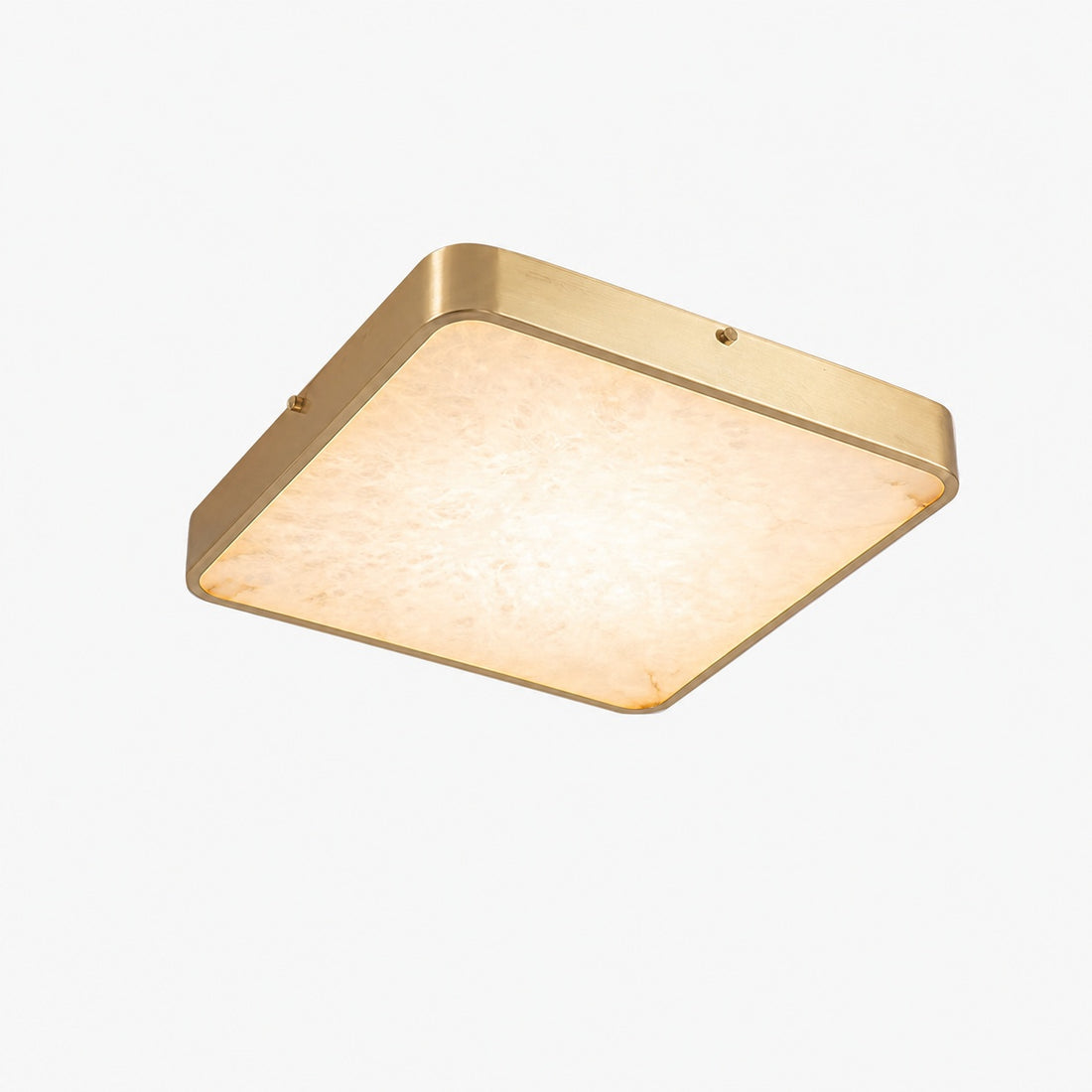 Geometric Alabaster Recessed Ceiling Light