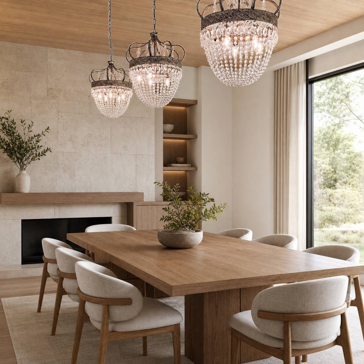 Abella Tear Drop Chandelier