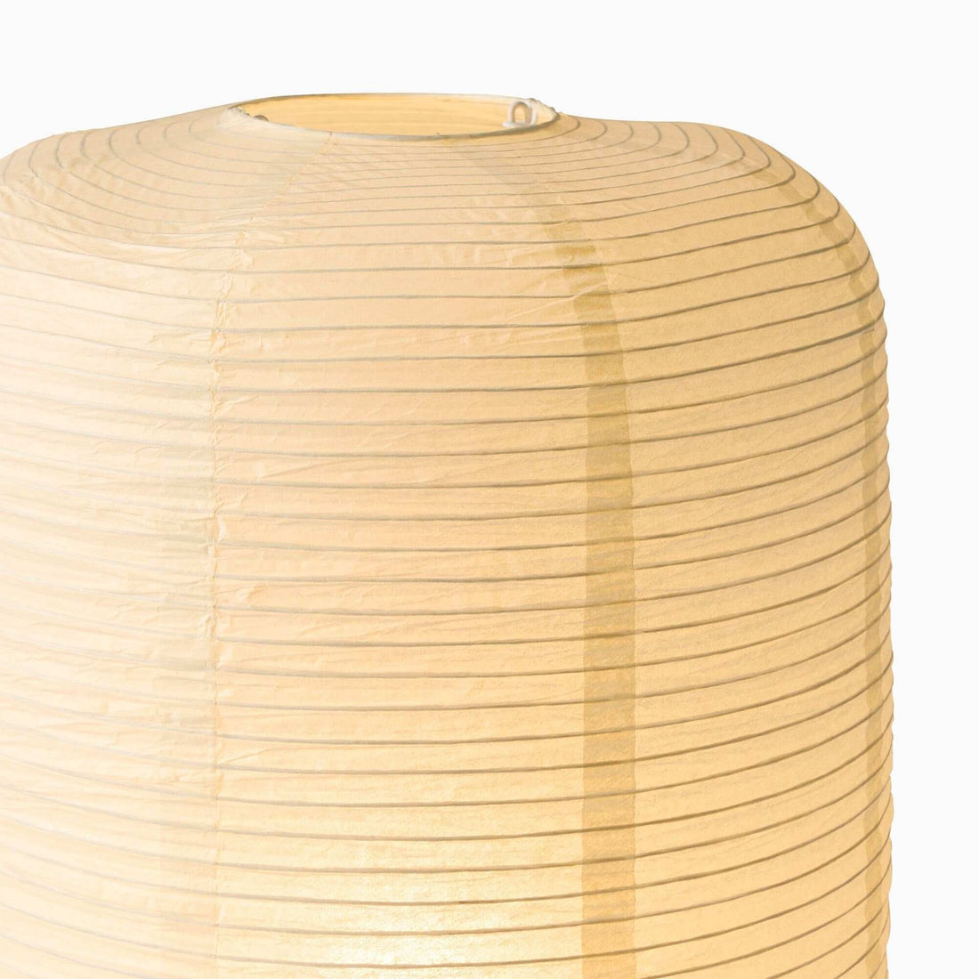 Tivo Minimalist Ribbed Floor Lamp - Simple solid wood base with paper lampshade suitable for living room and bedroom