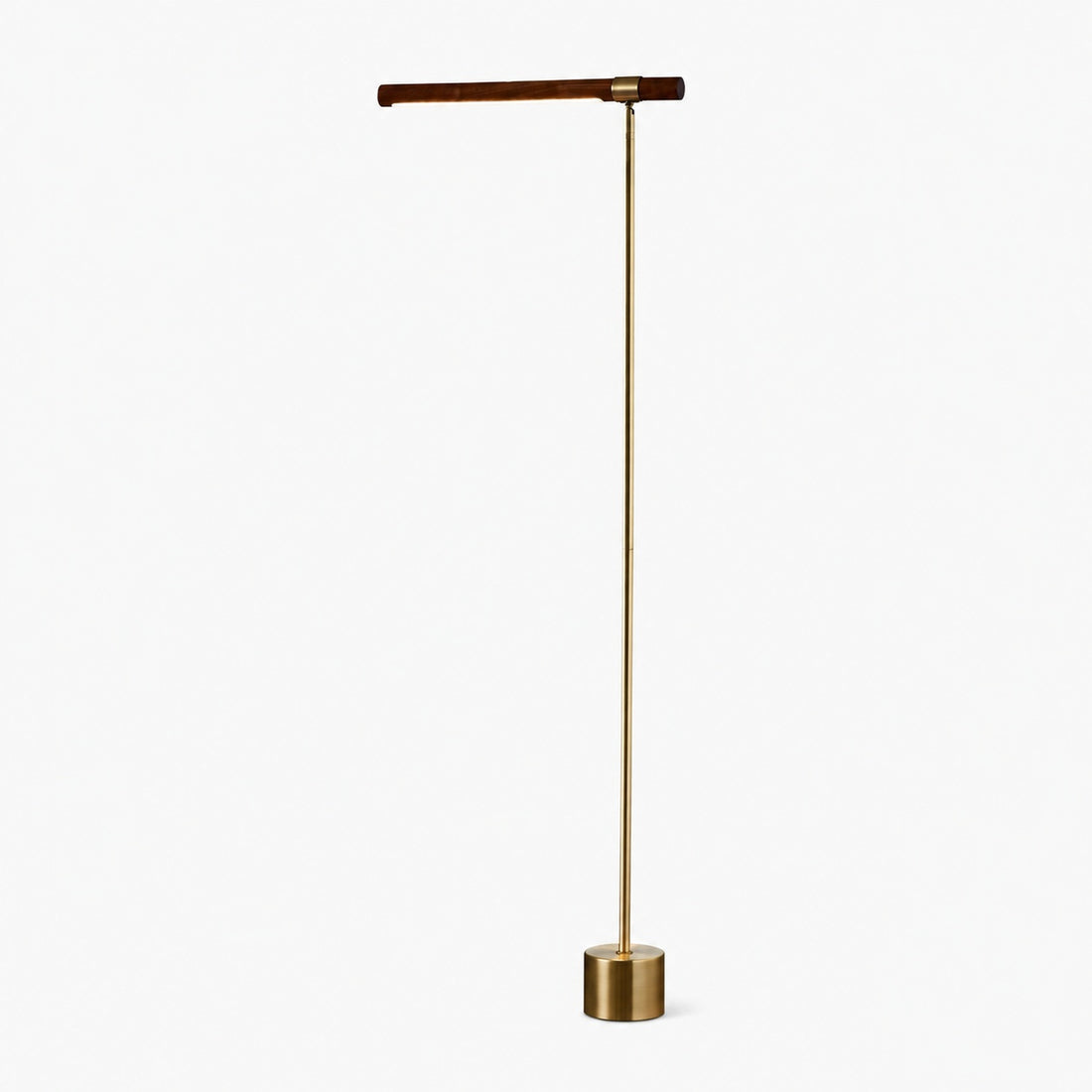 Moss Energy-Efficient Linear Wood LED Floor Lamp – Adjustable Swivel Design