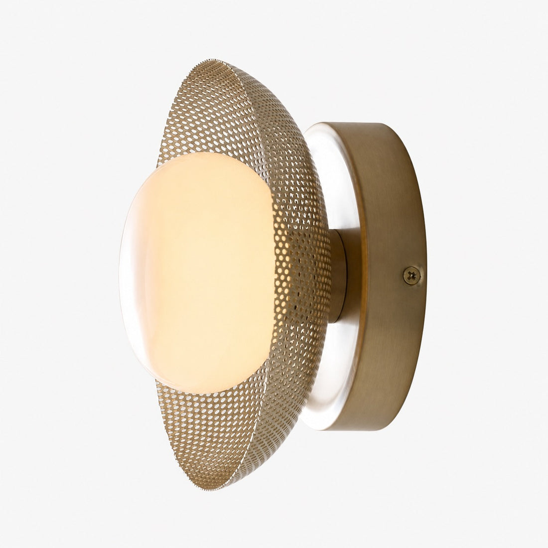 Elorina Sconce Wall Light - Textured Metal or Glass Shade