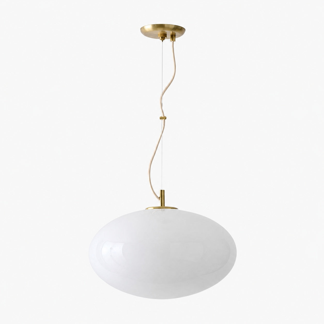 Lumivelle Minimalist Glass Pendant – Adjustable Height Dimmable Design