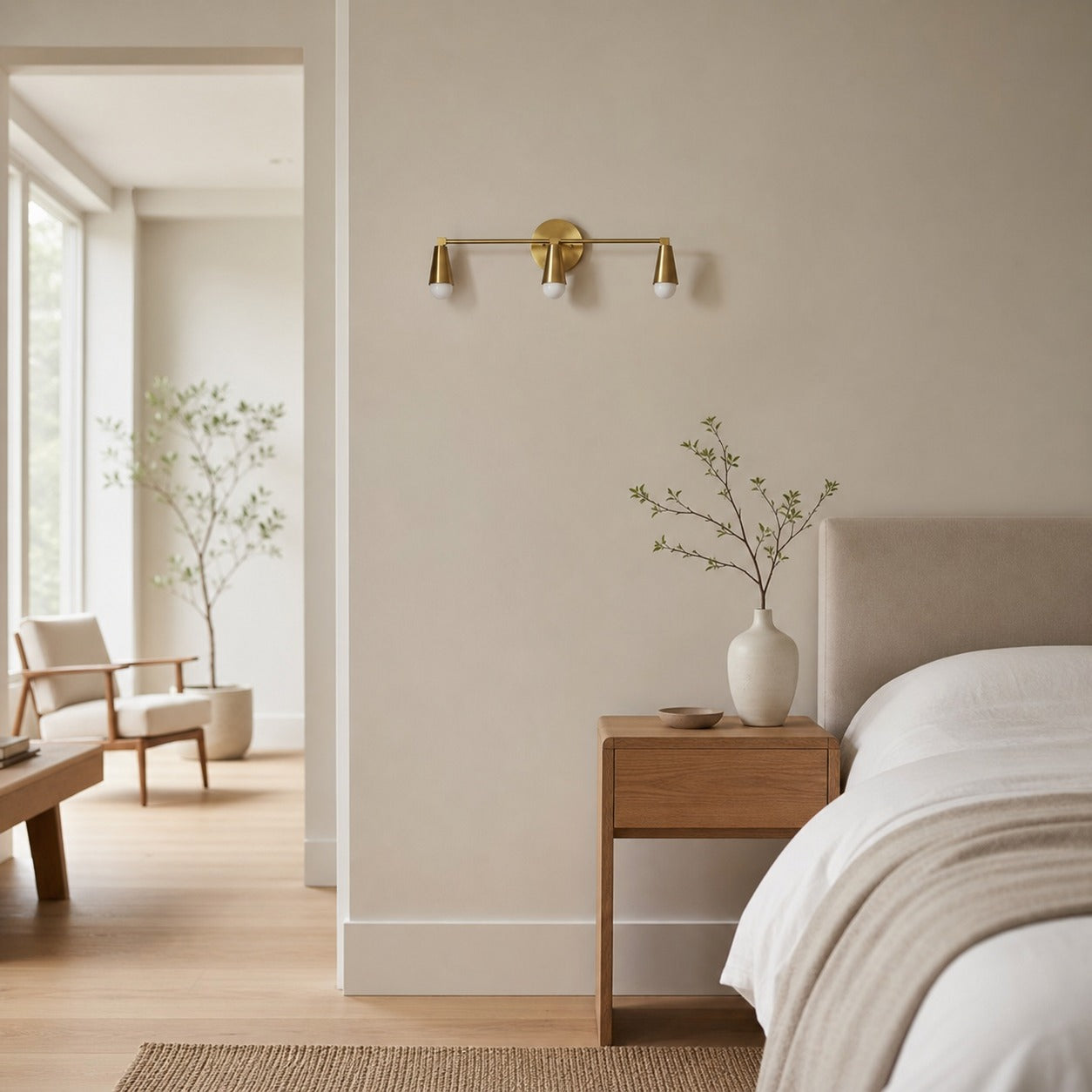 Pyralis Cone 3 Light Vanity Light - Modern Sconce
