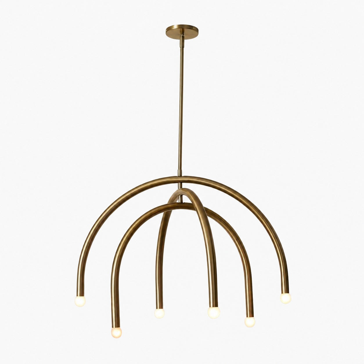 Borvia Arc Chandelier - Simple Modern Rotatable Lamp Arm