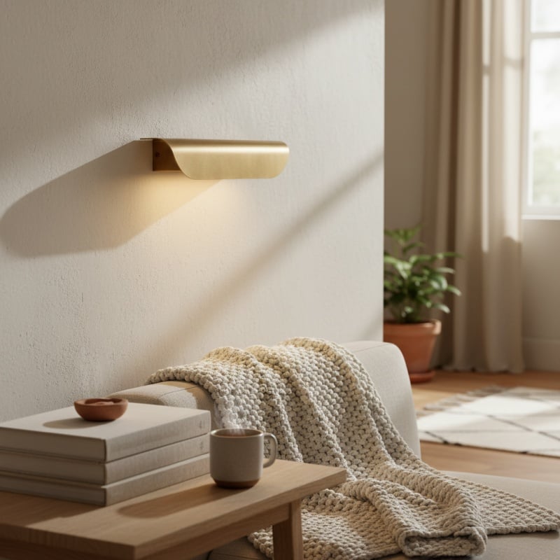 Hidra Modern Metal Wall Sconce – Minimalist Down-Light Sconce for Modern Homes