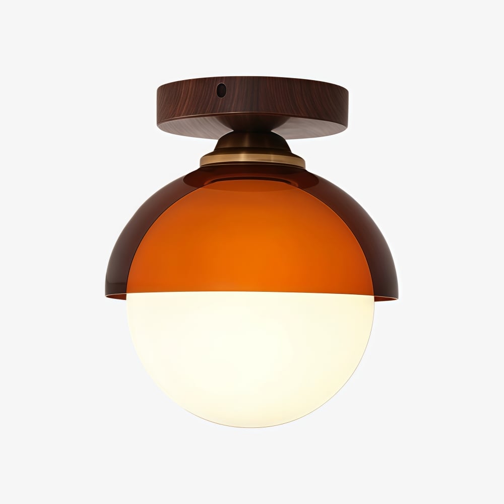 Afterglow Sunset Sculptural Glow Ceiling Lamp Modern Vintage Style for Hallway and Entryway