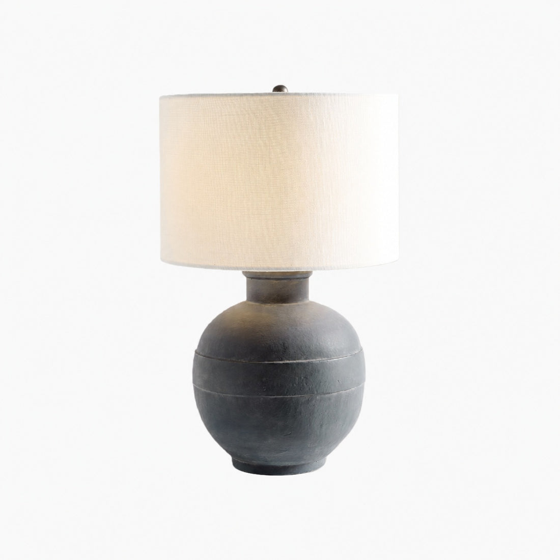 Ceruna Table Lamp with Textured Ceramic Base and Soft Glow for Bedroom Nightstand
