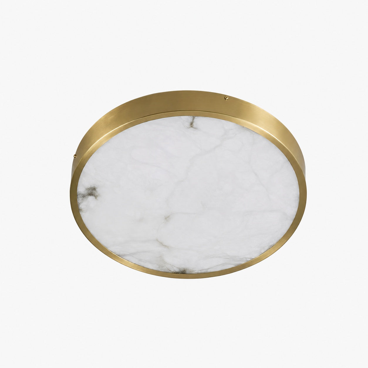 Geometric Alabaster Recessed Ceiling Light