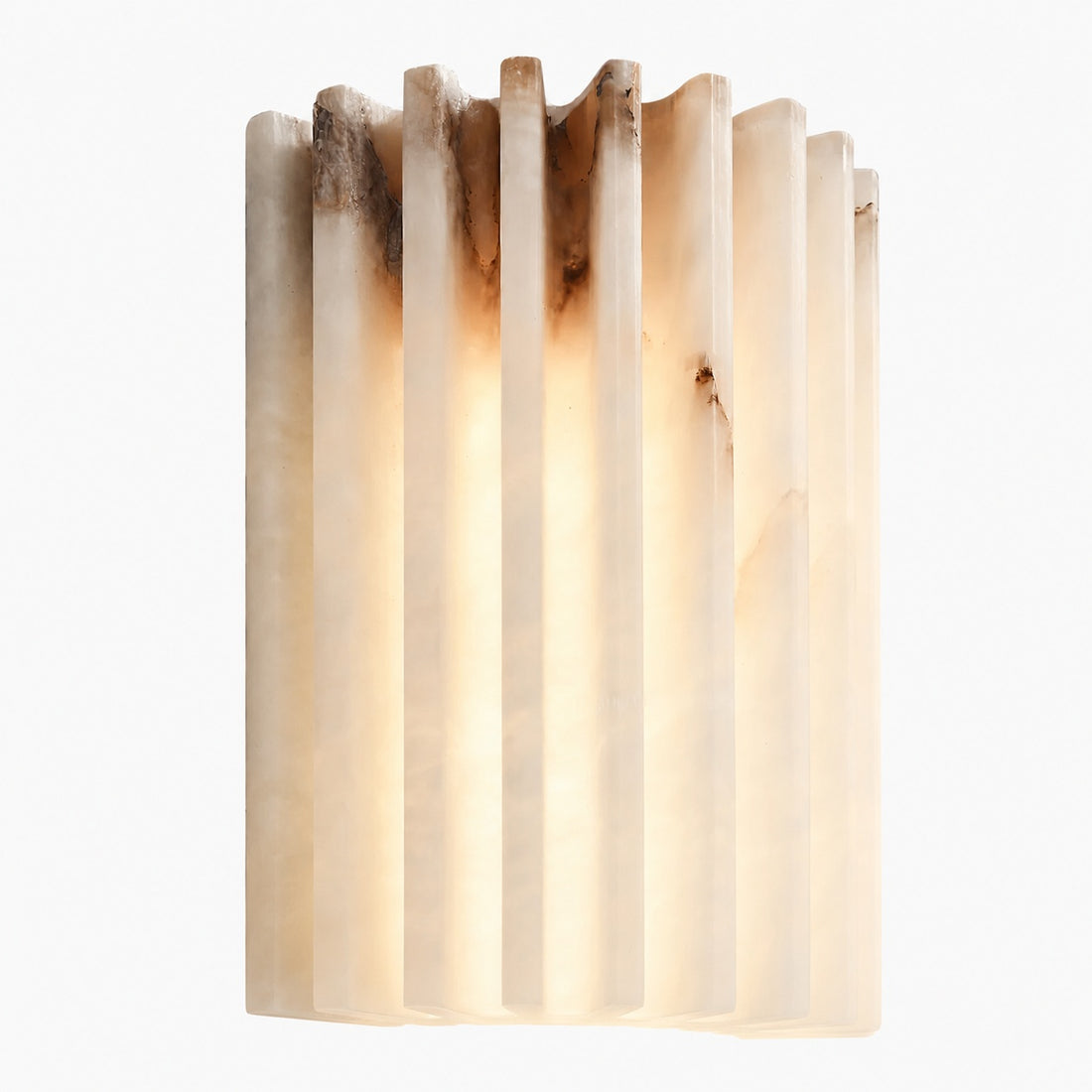 AlaVelle Contemporary Alabaster Wall Lamp – Minimalist Wall Light for Bedrooms and Hallways