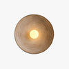 Retro Wabi Sabi Style Round Wall Light For Bedroom