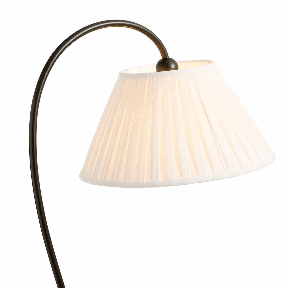 Luvora Pleated Shade Floor Lamp - Adjustable Linen Light in Farmhouse Style