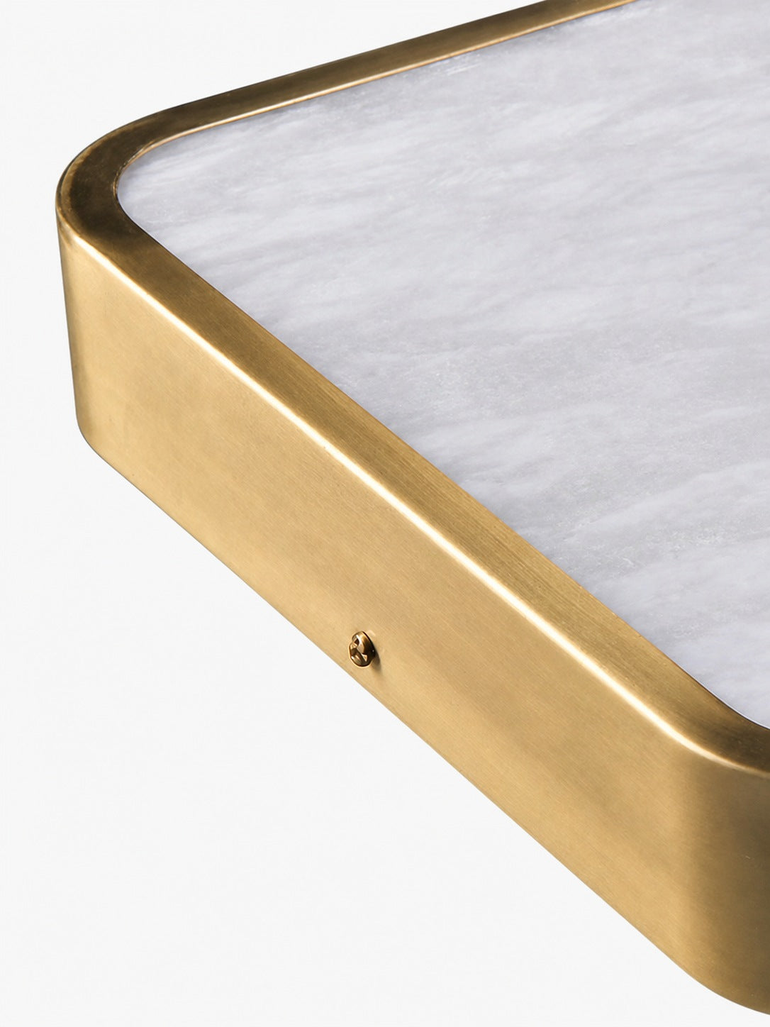 Geometric Alabaster Recessed Ceiling Light
