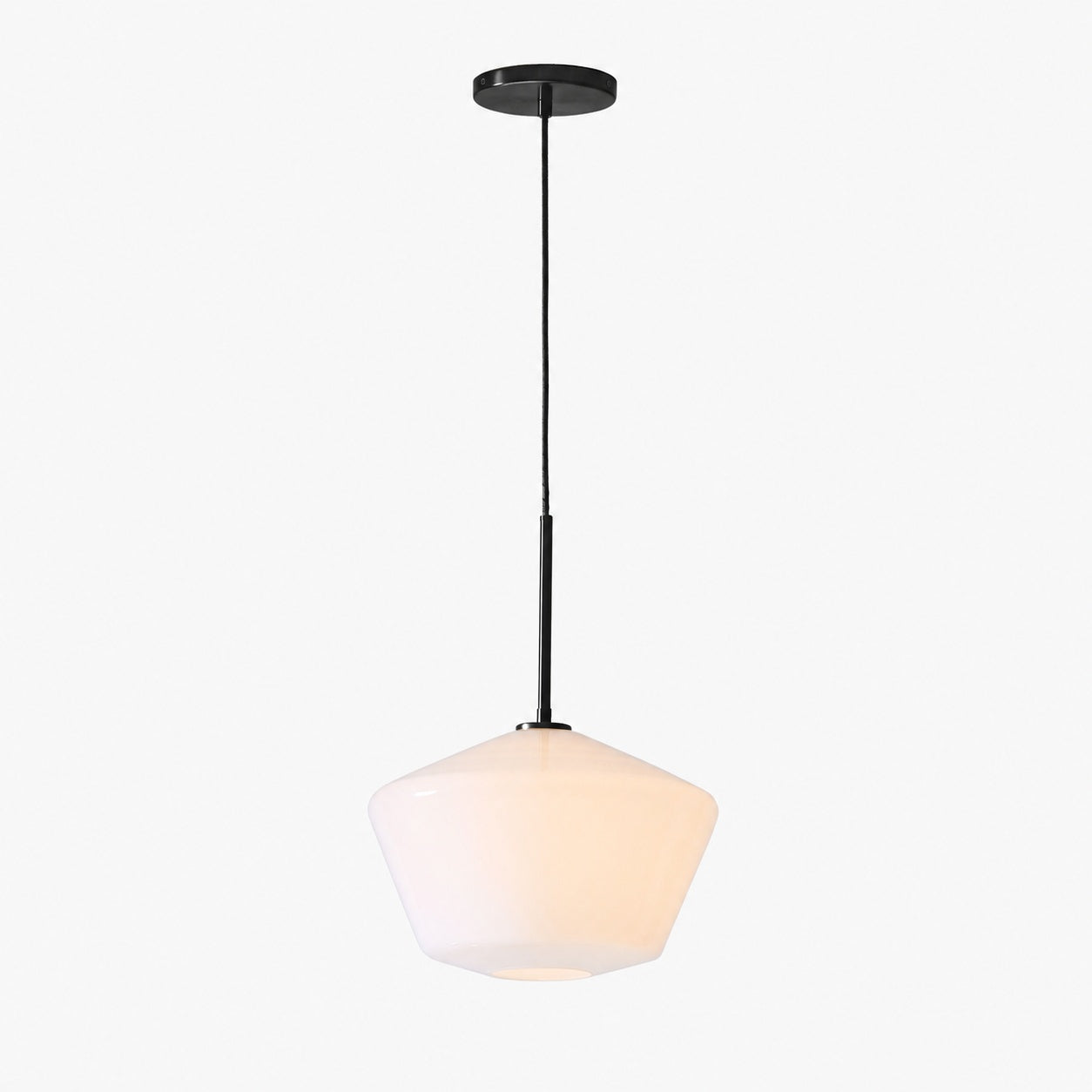 Merin Transparent Glass Sculpture Geometric Chandelier