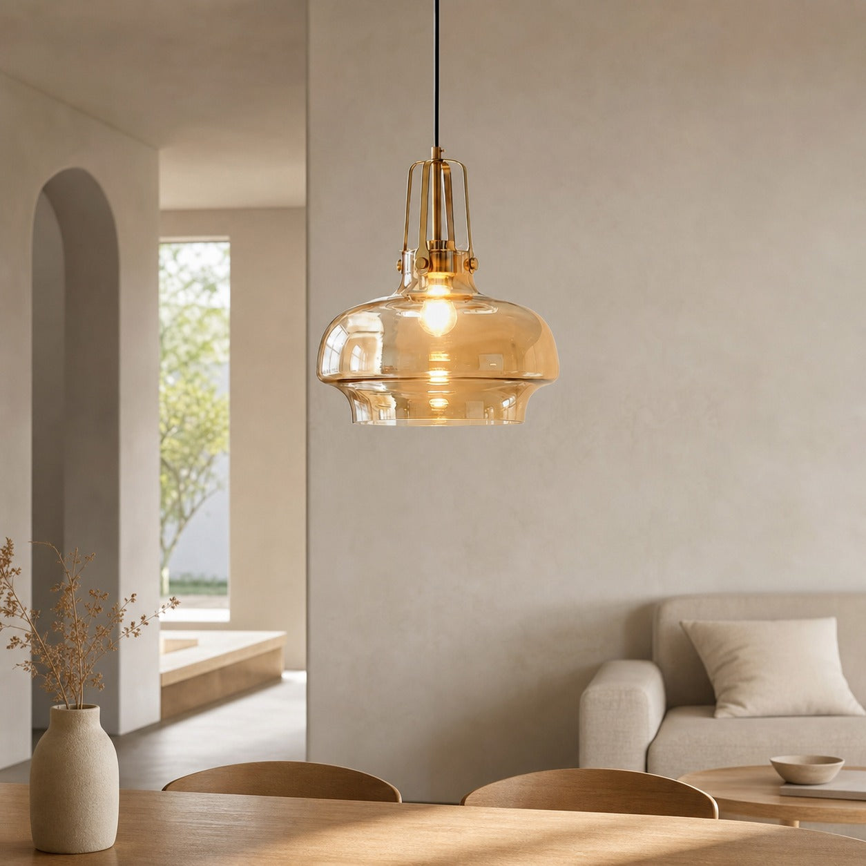 Cavelle Sleek Modern Pendant Lamp - Refined Modern Silhouette for Residential and Commercial Interiors