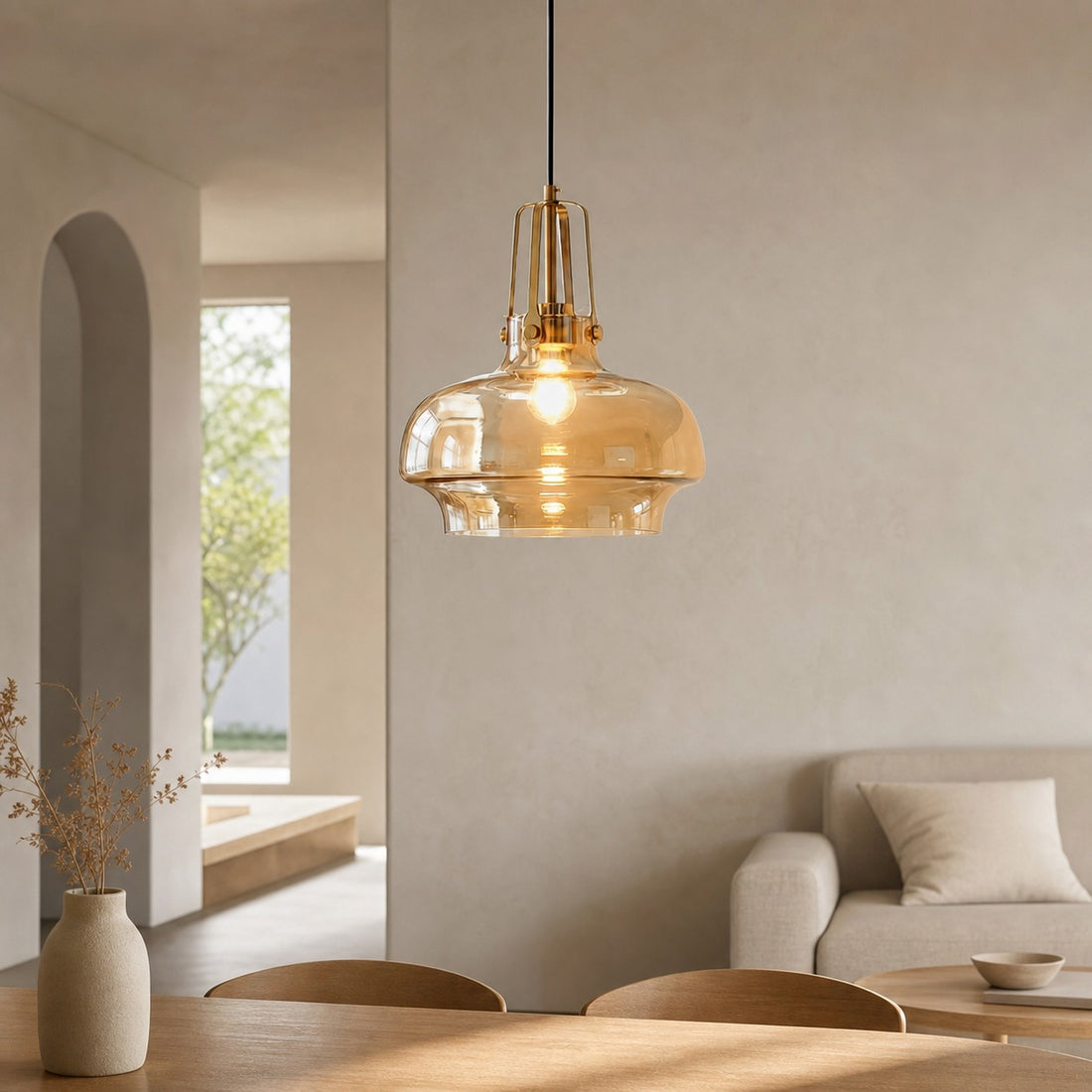 Cavelle Sleek Modern Pendant Lamp - Refined Modern Silhouette for Residential and Commercial Interiors