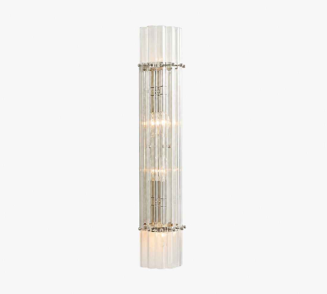 Lumora Crystal Wall Sconce – Elegant Lighting for Hallway & Bedroom